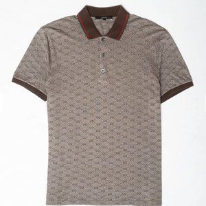 RARE Diamante slim fit half-sleeve buttoned polo